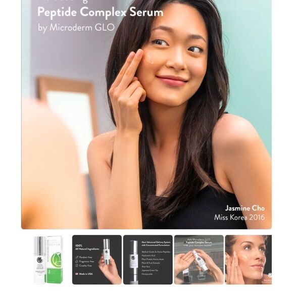 Peptide Complex Serum by Microderm GLO Best Skin Toning Facial Tightening - Picture 4 of 8